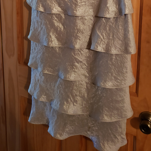 R & M Richards Mother of the Bride Gray Dress - Picture 5 of 8